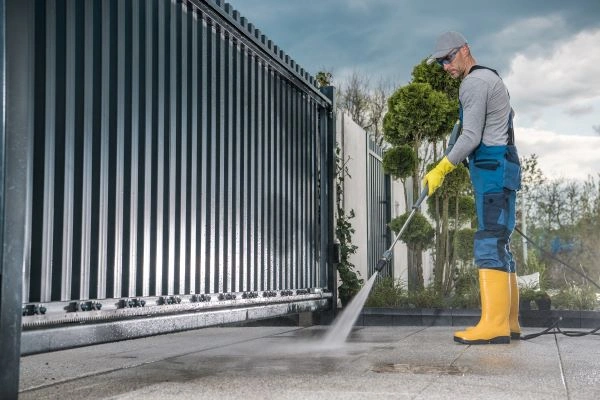 Gated community entrance during maintenance of automatic gate